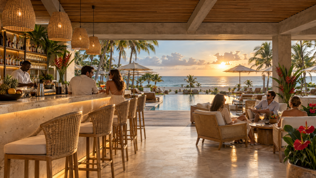 Sangano, bar do hotel